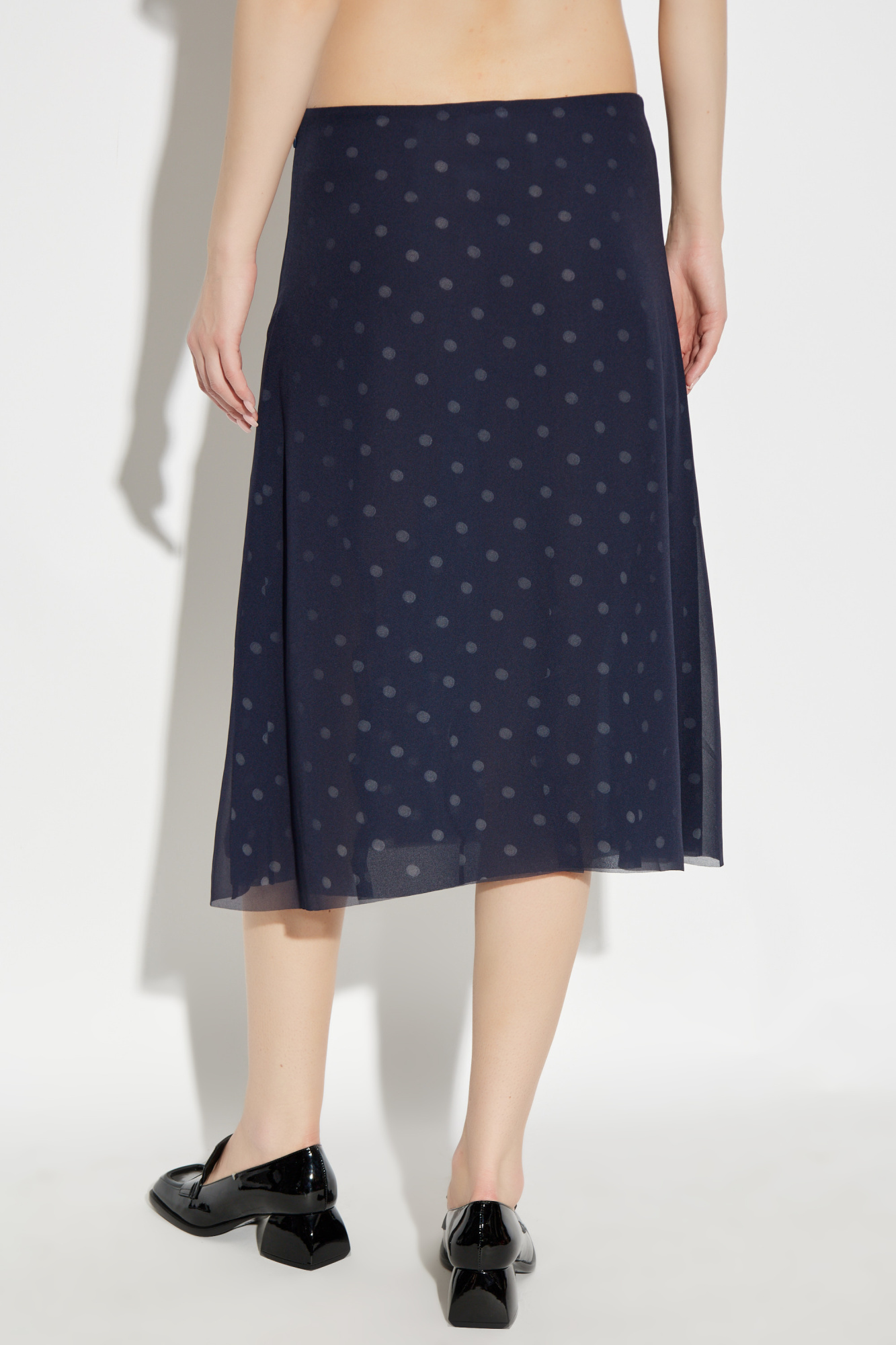 Navy blue Polka dot pattern skirt Acne Studios - Vitkac Italy